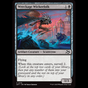 MTG Wreckage Wickerfolk Aetherdrift dft#110