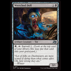 MTG Wretched Doll Aetherdrift dft#111