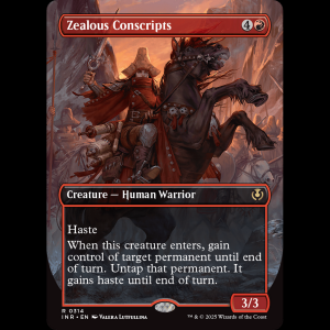 MTG Zealous Conscripts Innistrad Remastered inr#314
