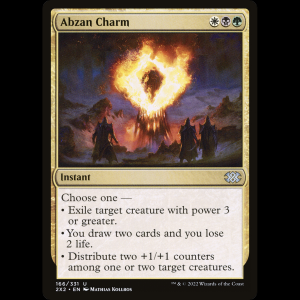 MTG Abzan Charm Double Masters 2022 2x2#166