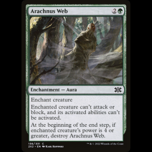 MTG Arachnus Web Double Masters 2022 2x2#136
