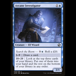 MTG Arcane Investigator Adventures in the Forgotten Realms afr#46