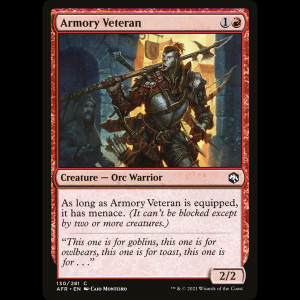 MTG Veterana del arsenal (Armory Veteran) Adventures in the Forgotten Realms afr#130