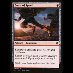 MTG Botas de velocidad (Boots of Speed) Adventures in the Forgotten Realms afr#133