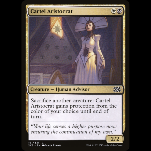 MTG Cartel Aristocrat Double Masters 2022 2x2#191