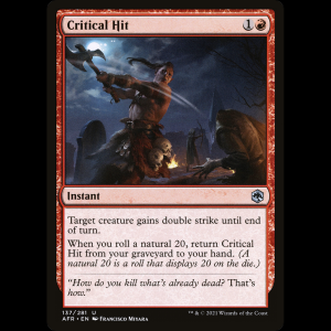 MTG Critical Hit Adventures in the Forgotten Realms afr#137