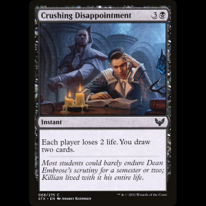 MTG Enorme decepción (Crushing Disappointment) Strixhaven: School of Mages stx#68