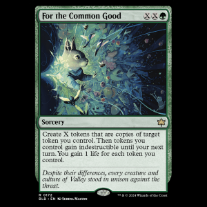 MTG For the Common Good Bloomburrow blb#172