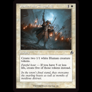 MTG Gather the Townsfolk Innistrad Remastered inr#341