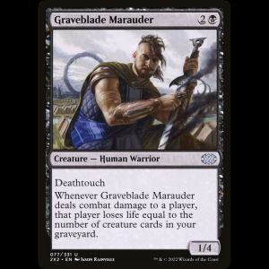 MTG Graveblade Marauder Double Masters 2022 2x2#77