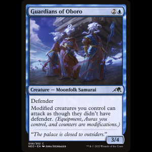MTG Guardianas de Oboro (Guardians of Oboro) Kamigawa: Neon Dynasty neo#56