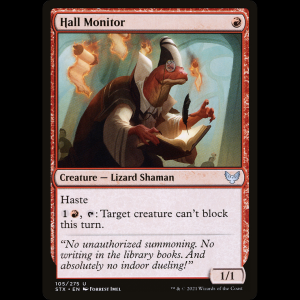 MTG Vigilante de salas (Hall Monitor) Strixhaven: School of Mages stx#105