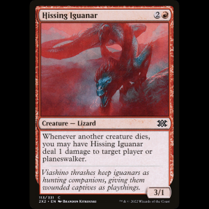 MTG Hissing Iguanar Double Masters 2022 2x2#113