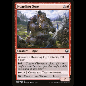 MTG Ogresa acaparadora (Hoarding Ogre) Adventures in the Forgotten Realms afr#146