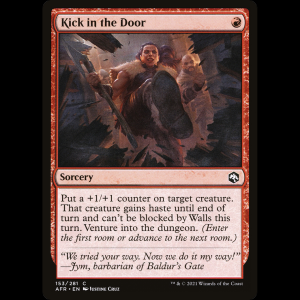 MTG Patada a la puerta (Kick in the Door) Adventures in the Forgotten Realms afr#153