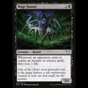 MTG Cazamagos (Mage Hunter) Strixhaven: School of Mages stx#76