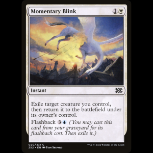 MTG Momentary Blink Double Masters 2022 2x2#20