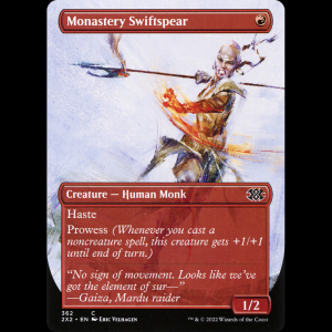 MTG Monastery Swiftspear Double Masters 2022 2x2#362