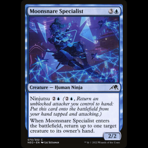MTG Experta en trampaslunares (Moonsnare Specialist) Kamigawa: Neon Dynasty neo#70