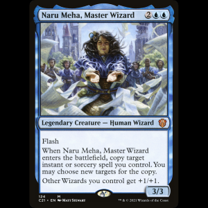 MTG Naru Meha, Master Wizard Commander 2021 c21#124