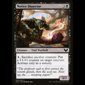 MTG Disector principiante (Novice Dissector) Strixhaven: School of Mages stx#79