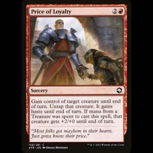 MTG Precio de la lealtad (Price of Loyalty) Adventures in the Forgotten Realms afr#159