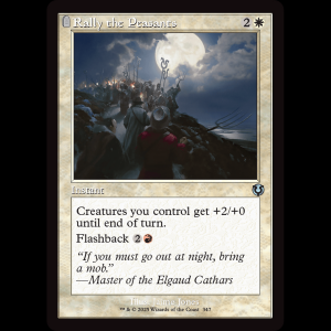 MTG Rally the Peasants Innistrad Remastered inr#347