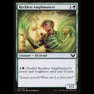 MTG Amplimante temerario (Reckless Amplimancer) Strixhaven: School of Mages stx#141