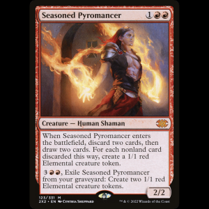 MTG Seasoned Pyromancer Double Masters 2022 2x2#123