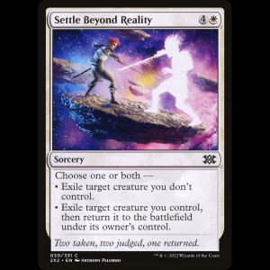 MTG Settle Beyond Reality Double Masters 2022 2x2#30