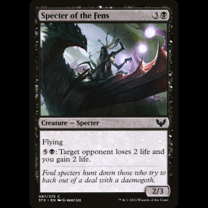 MTG Espectro de las ciénagas (Specter of the Fens) Strixhaven: School of Mages stx#87
