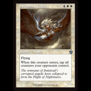 MTG Subjugator Angel Innistrad Remastered inr#350