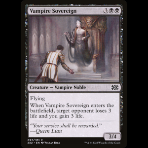 MTG Vampire Sovereign Double Masters 2022 2x2#97