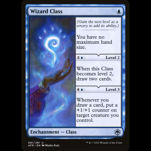 MTG Clase: mago (Wizard Class) Adventures in the Forgotten Realms afr#81