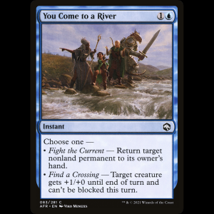 MTG Llegas a un río (You Come to a River) Adventures in the Forgotten Realms afr#83