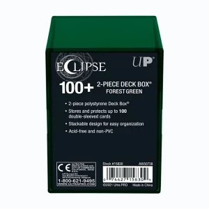 Deck Box MTG Eclipse 2 Pieces Forest Green Ultra Pro 100+