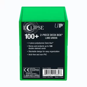 Deck Box MTG Eclipse 2 Pieces Lime Green Ultra Pro 100+