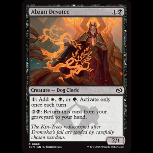MTG Abzan Devotee Tarkir: Dragonstorm tdm#68