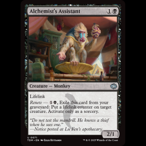 MTG Alchemist's Assistant Tarkir: Dragonstorm tdm#71