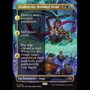 MTG Awaken the Honored Dead Tarkir: Dragonstorm tdm#383