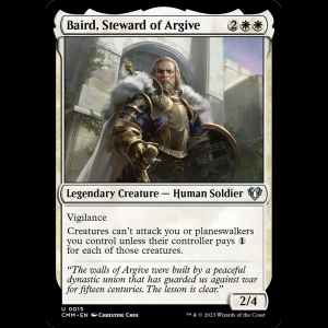 MTG Baird, Steward of Argive Commander Masters cmm#15