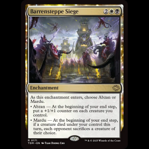 MTG Barrensteppe Siege Tarkir: Dragonstorm tdm#171
