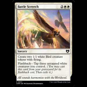 MTG Battle Screech Commander Masters cmm#17
