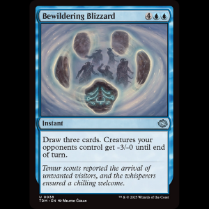 MTG Bewildering Blizzard Tarkir: Dragonstorm tdm#38