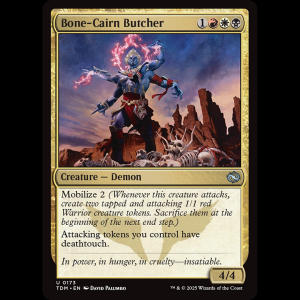 MTG Bone-Cairn Butcher Tarkir: Dragonstorm tdm#173