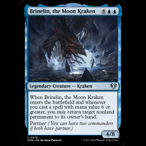 MTG Brinelin, the Moon Kraken Commander Masters cmm#78