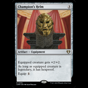 MTG Champion's Helm Commander Masters cmm#375