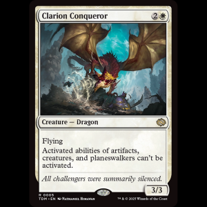 MTG Clarion Conqueror Tarkir: Dragonstorm tdm#5