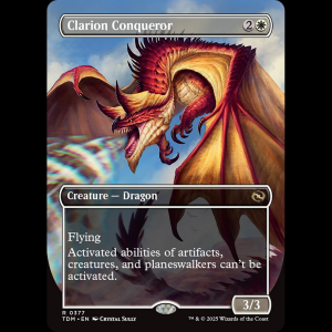 MTG Clarion Conqueror // Clarion Conqueror Tarkir: Dragonstorm tdm#377
