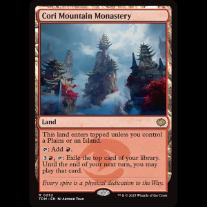 MTG Cori Mountain Monastery Tarkir: Dragonstorm tdm#252